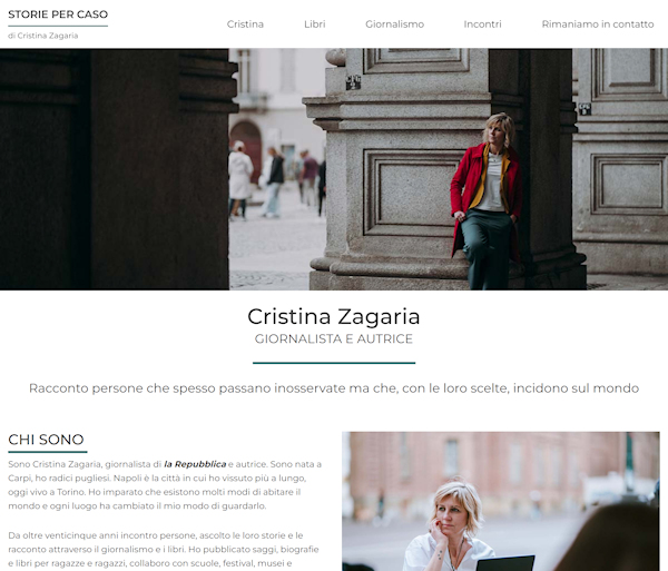 Cristina Zagaria Sito Wordpress